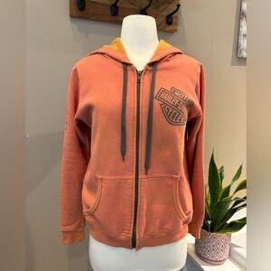 Harley Davidson zip up hoodie